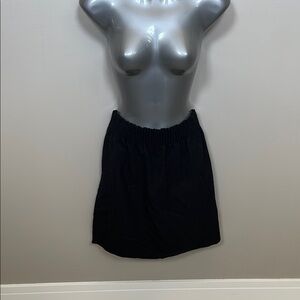 J. Crew Black Mini Bubble Skirt Cocktail